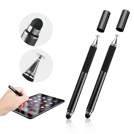 Stylus Pen Silver EEEKit 2-Pack 2 in 1 Luxury Fine Point Stylus Pen Touch Screen Pen for Apple iPad Air, iPhone Xs Xr Xs Max X 8,Samsung Galaxy Tablet, Kindle and Other Capacitive Touch Screens Devices ()