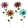 thumbnail image 4 of Metal Flowers for Outside Sunflower Decor 18.1in Decorative Garden Stakes Garden Stakes for Garden Yard Decor Lawn Ornaments Metal Yard Art Metal Garden Stakes Garden Ornaments Yard Stakes Red, 4 of 9