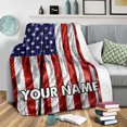 thumbnail image 3 of usa flag- blanket, 3 of 8