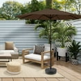 thumbnail image 2 of Westin Outdoor 9.50 Inches Solid Round Table Patio Umbrella, UV Resistant, 2 of 5