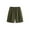 Army Green, variant on Diufon Mens Cotton Shorts Elastic Waist Drawstring Shorts with Pockets Solid Color Sports Shorts