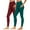 Green, variant on BLTIBY 2025 2PC Women's Yoga Pants High Waist Solid Colour Tummy Control Leggings with Pockets Workout Tight Athletic Trousers Army Green 3XL
