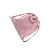 VONKY Drawstring Bag Storage Burlap Packaging Gift Corset Pouches Sack Jewelries Bundle Organize Candy Cosmetic Coins Pink