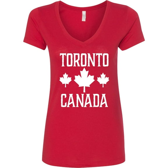 Inktastic Toronto Canada Women's V-Neck T-Shirt