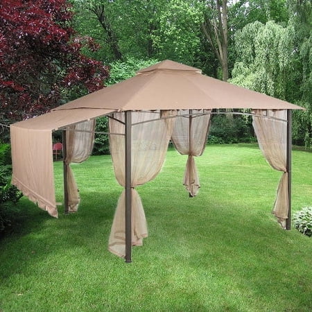 Garden Winds Replacement Canopy Top for the Garden House gazebo, Beige