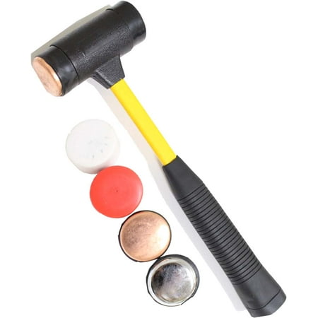 

12-1/2 4-in-1 Interchangeable 1.5 Head Mallet (ToolUSA: PH-80650)