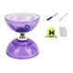 thumbnail image 4 of Juego de diábolo chino, juguete de malabarismo, práctico, divertido, resistente, regalo, accesorios de cinco rodamientos para adultos, niños, ancianos, espectáculos en parques. L Púrpura, 4 of 8