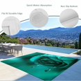 thumbnail image 3 of Green Rose Outdoor Rug 3x5 Ft - Reversible Patio Rug Outdoor Camping Rugs, Elegance Fantasy Flowers Romantic Washable Indoor Outdoor Area Rugs, Non-Slip Outdoor Carpet Runner for Deck/Porch, 3 of 8