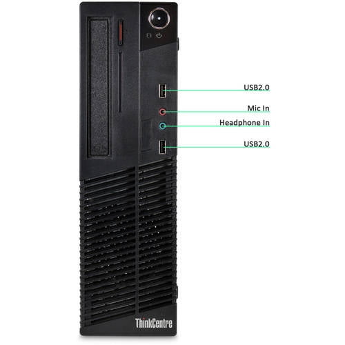 Restored Lenovo ThinkCentre M72E-SFF Desktop PC with Intel Core i3