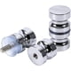 thumbnail image 3 of Set of 2 Shower Door Handles Bath Shower Door Handle 30mm Polished Chrome Replacement Door Handles Round Glass Door Handle Stainless Steel Durable, 3 of 5