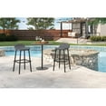 thumbnail image 3 of Suncast Outdoor Resin Bar Stools 2-pack - Cool Gray, 3 of 4