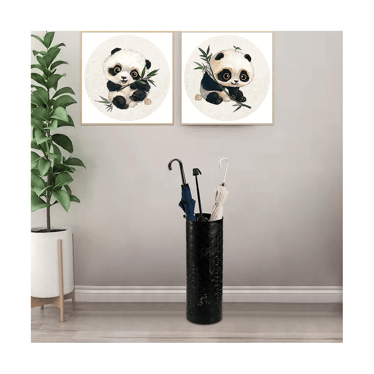 Metal Umbrella  Household Simple Square Round Umbrella Rack Lobby Moisture-Proof Umbrella Storage