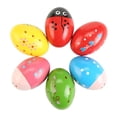 thumbnail image 4 of 6 Piezas de Agitadores de Huevos de Madera, Juguete Educativo Compacto, Rellenos de Calcetines Navideños, 4 of 9