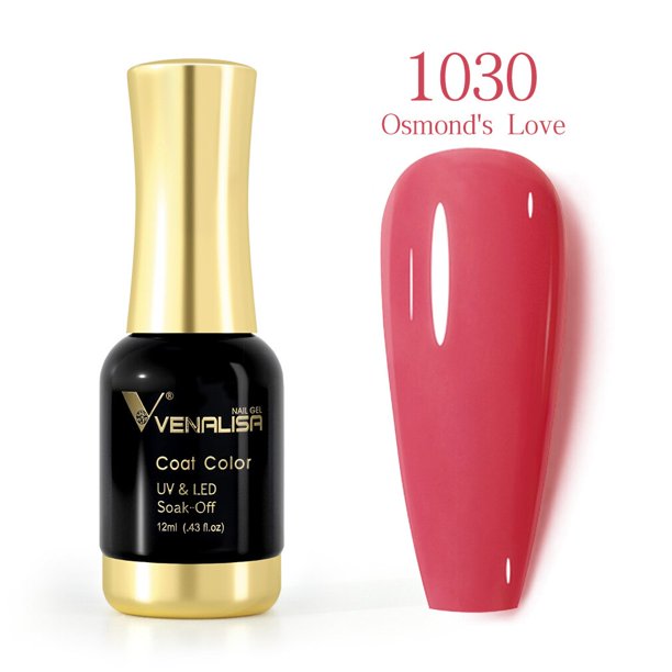 Venalisa Uña-esmalte de Gel para uñas, laca de Gel UV LED de cobertura completa, 12ml
