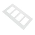 thumbnail image 1 of Luxshiny White Plastic Screwless Wall Plate Cover Decorative Light Switch Plate for Wall Use, 1 of 8