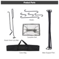 thumbnail image 4 of REDCAMP Swing Campfire Grill Stand – Collapsible Campfire Cooking Rack with 6 Hooks & Stainless Steel Grill Grate, Portable Dutch Oven Hanger for Outdoor Camping, Cookware, Bonfire, 4 of 9