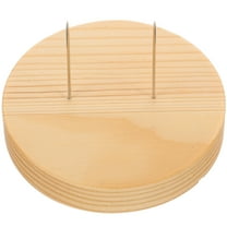 MLINS Clay Doll Showing Stand Wooden Base Doll Bracket Doll Holding Rack Doll Stand