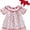 Red, variant on Zehjuhan Toddler Girl Christmas Dress Santa Embroidery Short Sleeve Princess Dress Headband Smocked Baby Girl Clothes