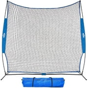 7X7ft Barrier Net, Backstop Screen Net for Baseball/Softball/Football/Soccer/Lacrosse Protection, Portable with A Carry Bag
