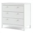 thumbnail image 4 of Pemberly Row Mid-Century Engineered Wood 3 Drawer Chest in White, 4 of 17