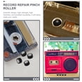 thumbnail image 3 of OUNONA 4Pcs Replacement Tape Head Roller for Recording Machine Black Rubber, 3 of 8
