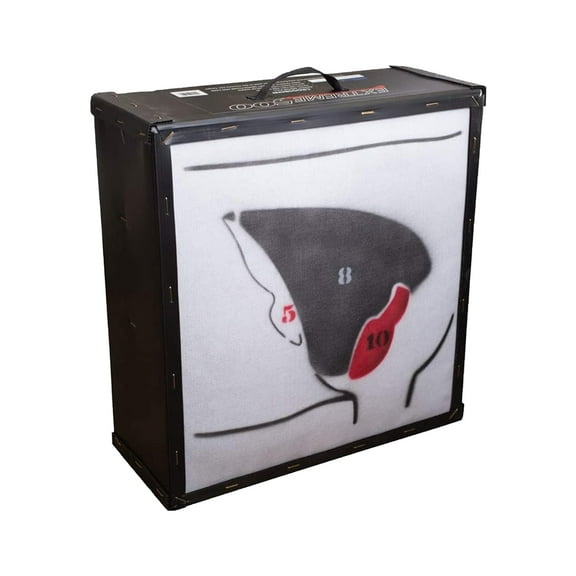 BIGshot Targets BOA Compression Foam Archery Target Block, 24 Inch, White/Black