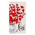 thumbnail image 2 of Valentine'S Day Love Flower Glass Bottle Microfiber Towel Absorbent Kitchen Cleaning Cloth Dish Towel Household Cleaning Towel, 2 of 6