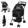 thumbnail image 2 of Dapmiu Pet Stroller with Removable Carrier,8KG Capacity Dog & Cat Stroller,Foldable with 360 Wheels & Safety Belt - Breathable Mesh,Large Storage Basket,Ideal for Walking,Shopping, and Travel, 2 of 8