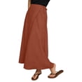 thumbnail image 2 of Maxi Wrap Skirts for Women Summer High Waisted Flowy A Line Casual Long Skirt Beach Vacation Clothes, 2 of 5