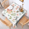 thumbnail image 3 of Floral 42" Square Waterproof Tablecloth, Floral Print Polyester Table Cover, 3 of 6