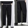 thumbnail image 5 of Sherpa Fleece Lined Sweatpants for Men Drawstring Elastic Waist Athletic Jogger Winter Warm Pants with Zip Pockets, 5 of 5