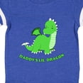thumbnail image 4 of Inktastic Daddy's Lil' Dragon Cute Green Dragon Boys or Girls Baby Bodysuit, 4 of 5