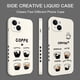 thumbnail image 5 of Funda de silicona con gato para iPhone, carcasa bonita de café para iPhone 16, 15, 14, 13, 12, 11, X, XR, XS Plus, Pro Max, Mini, 5 of 5