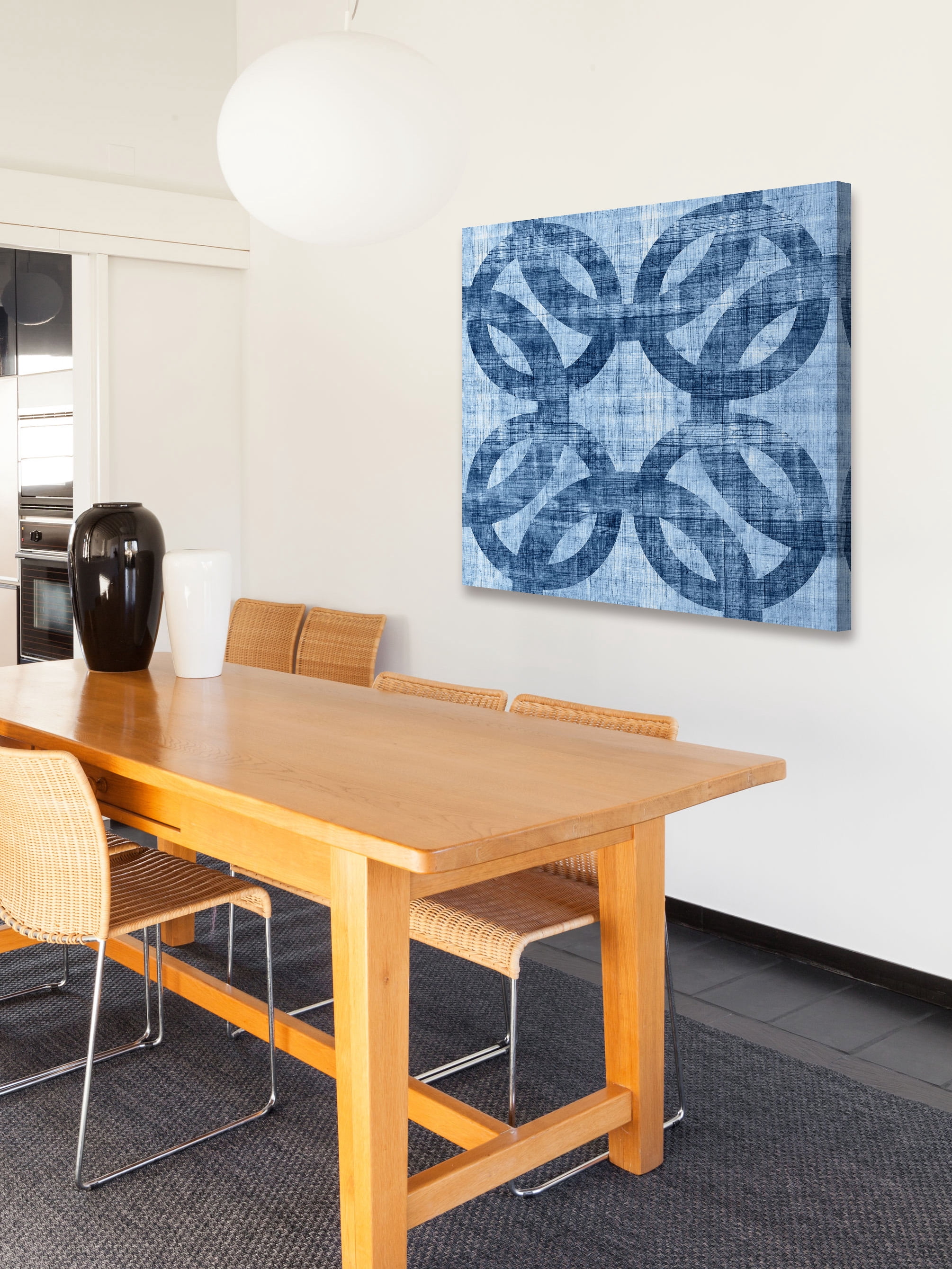 "Ring Connections" Painting Print on Wrapped Canvas