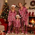 thumbnail image 6 of Family Christmas Pajamas Matching Sets Womens Mens Pjs Long Sleeve Sleepwear Holiday Lounge Sets, 6 of 7