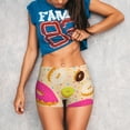 thumbnail image 3 of Yiaed Donuts Print Women's Athletic Shorts Running Shorts Sporty Short High Waisted Elastic Workout Shorts for Yoga Gym Running & Sports -X-Large, 3 of 8