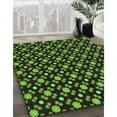 thumbnail image 2 of Ahgly Company Indoor Rectangle Patterned Night Black Area Rugs, 8' x 10', 2 of 6