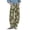 Green, variant on sicmoss Women's Blue Y2K Distressed Barrel Jeans Baggy Wide Leg Floral Print Long with Patchwork