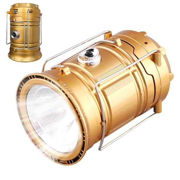 Linterna que acampa del LED con 3 modos de iluminación y manija plegable, luz impermeable de la tienda