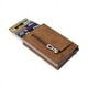 thumbnail image 3 of Estuche para tarjetas de crédito de metal RFID, tarjetero para hombres y mujeres, tarjetero portátil, billetera pequeña multifuncional con siete caracteres, 3 of 6