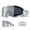 Grey, variant on Gytml Adult Swim Goggles With Built-In Ear Plugs, Anti-Fog Uv Protection Wide View Swimming Goggles, Leak-Proof Silicone Seal For Men & Women(White-15.5X7X2.5cm)