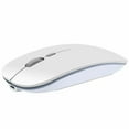 thumbnail image 6 of Rechargeable Wireless Mouse,ZMART 2.4Ghz Silent Computer Office Portable Slim Optical Mouse with USB Receiver Computer Mouse, 3-Level Adjustable DPI for Notebook/PC/Laptop/Computer/Macbook-White, 6 of 7