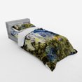 thumbnail image 3 of Ambesonne Mandala Bedding Set 4 Pcs, Tribal Lizards Dreamcatcher, Queen, Blue Yellow, 3 of 3