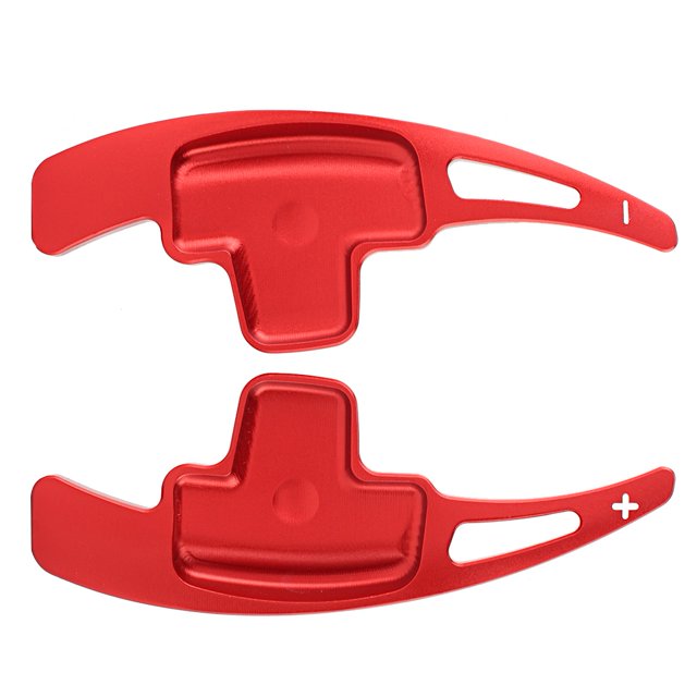 Extensiones de paletas de cambio del Volante Spptty para Mercedes-Benz Clase A B E R M Rojo