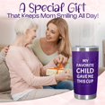 thumbnail image 4 of Mothers Day Gifts for Mom from Daughters and Sons - Favorite Child 20 oz Stainless Steel Insulated Coffee Tumbler with Lid - Mother's Day Birthday Gifts for Women, Present for Mom, 4 of 7