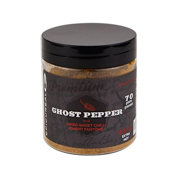 Epicureal Ghost Pepper Powder - 70g (2.5oz) | Over 1,000,000 SHU, Bhut Jolokia, Adds Spicy Heat, No Additives, Perfect for Meat Rubs, Salsa, Creamy Dishes
