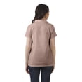 thumbnail image 4 of Moomaya Chemise Tunique Style Enveloppant pour Femmes en Coton Décontracté Col Classique Boutonné, 4 of 6