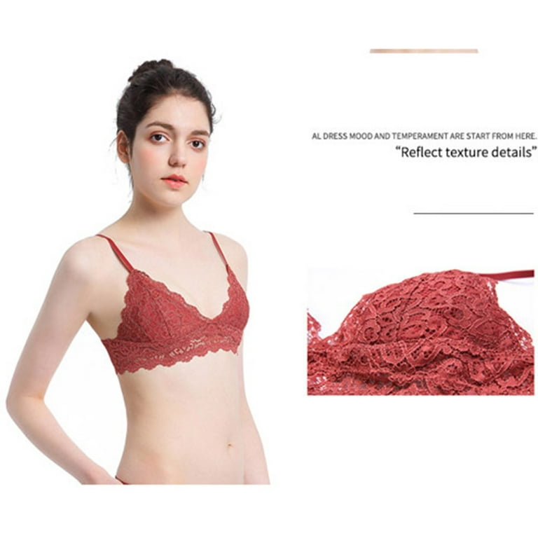Sports Bras for Women Womens One Smooth U Ultra Light Underwire T Shirt  Lace Bra Convertible Straps (Red, M) at  Women's Clothing store