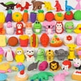 thumbnail image 1 of Eraser HINZER Animal, paquete de 50 unidades, para niños, premios de aula, 1 of 9