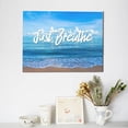 thumbnail image 5 of HFDF Just Breathe Bathroom Canvas Wall Art Beautiful Ocean spirational Pictures Motivational Quotes Poster Wall Decor For Office Bedroom es 10x8inch Unframed, 5 of 6